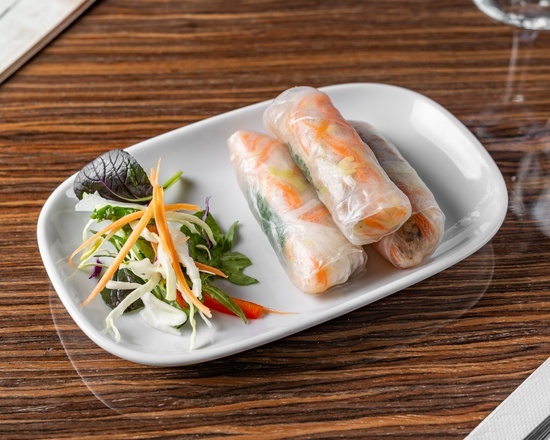VIETNAMESE  FRESH SPRING ROLLS (3)